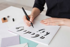 Have Pen Will Dazzle class with Kathy Millici - Calligraphy Crush